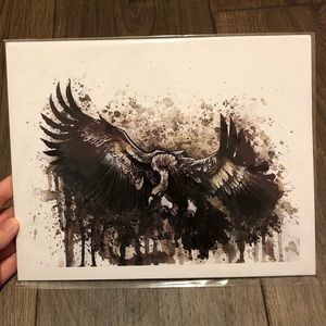 Vulture art print